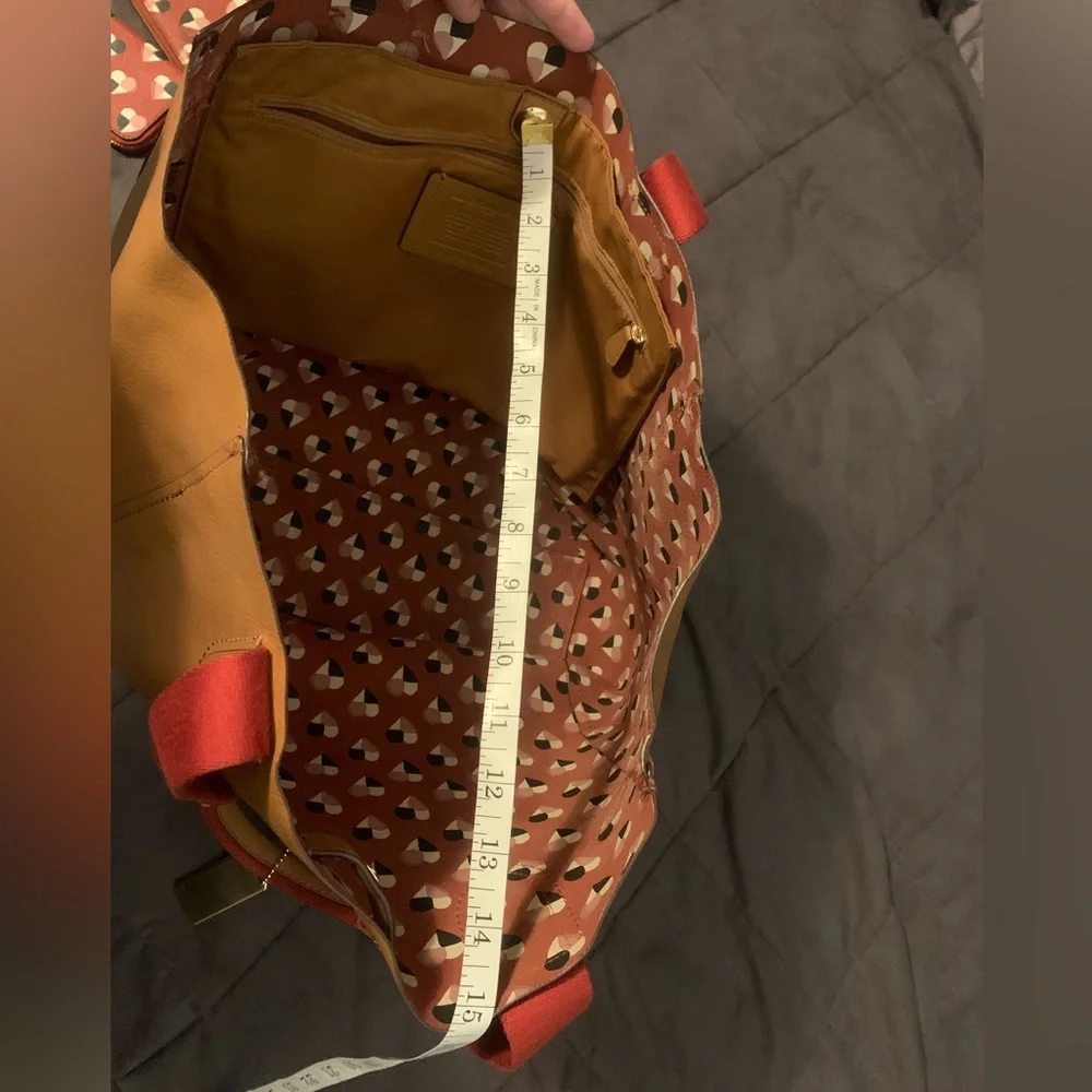 Coach checkered hearts purse and wallet set - Picture 15 of 16